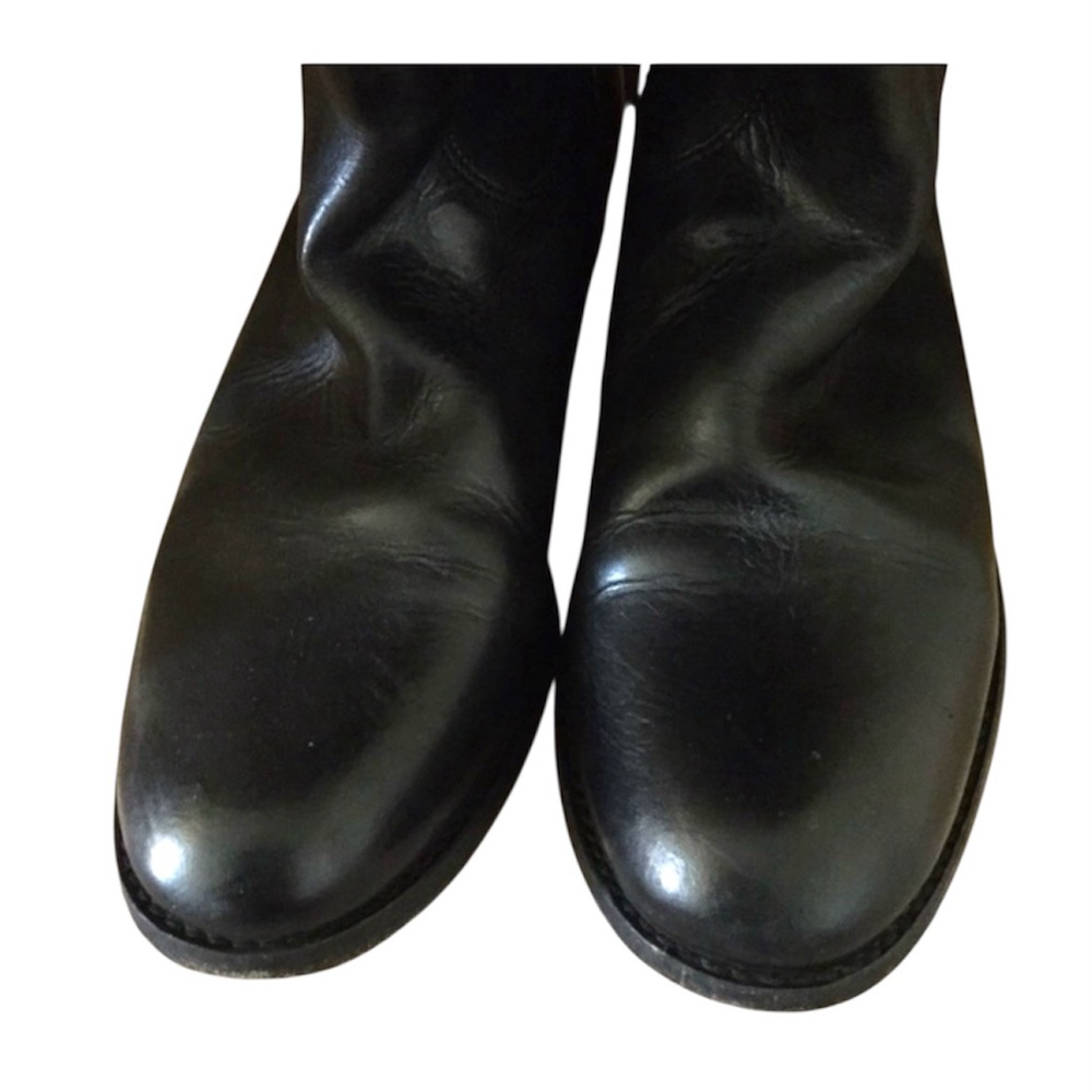 Frye Melissa Button Boot Women’s Black Leather Riding Boots - 7.5 B - Picture 5 of 16